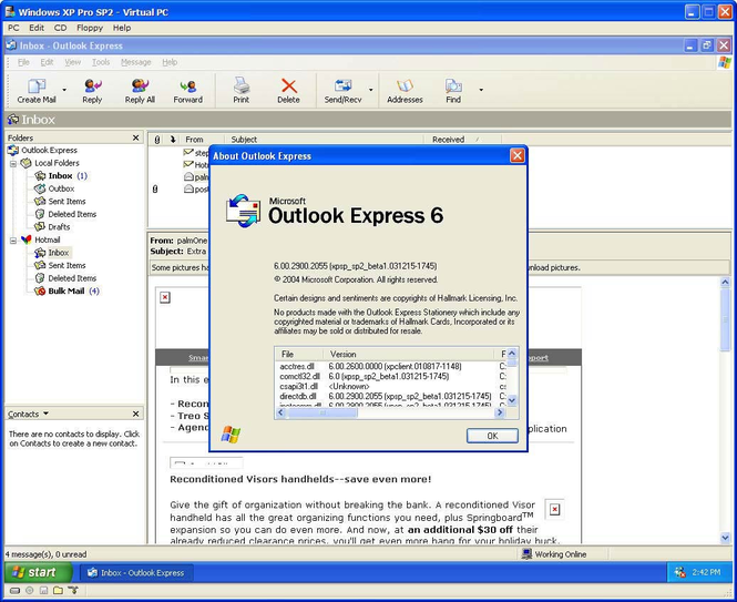 Outlook for windows 7 64
